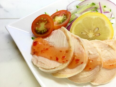 塩麹で!プリプリ柔らか鶏ハム ♪( ´▽`)